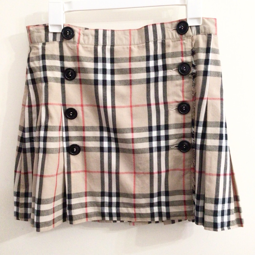 Burberry Vintage Plaid Skirt